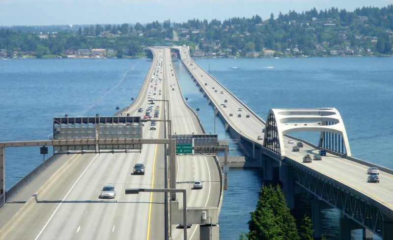 I90 bridge and Homer M Hadley Memorial Bridge.jpg