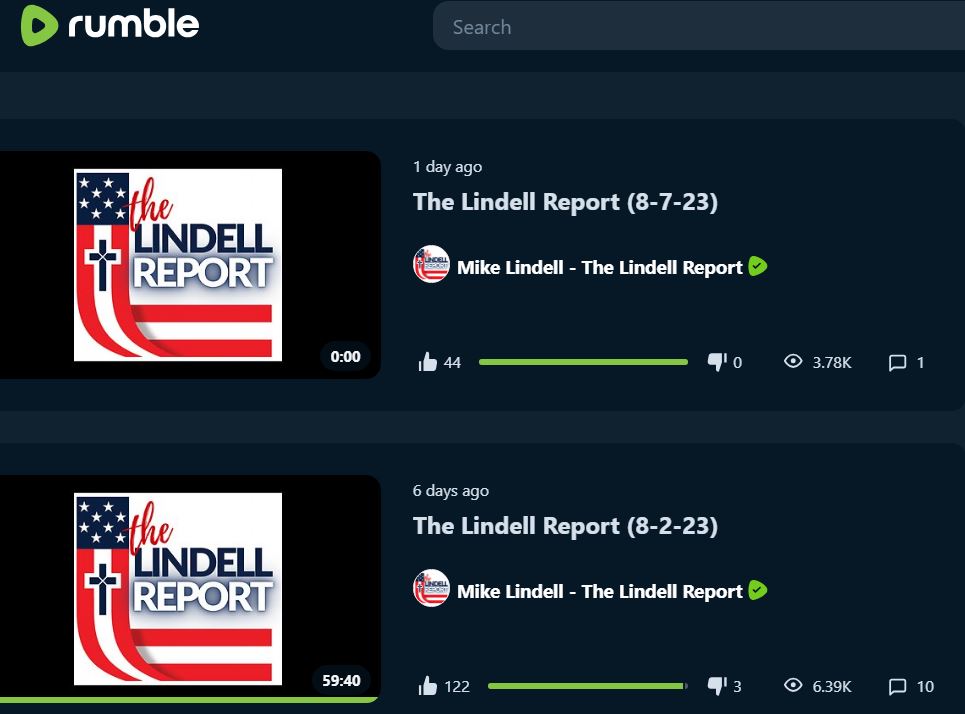 Lindell Report Rumble.JPG