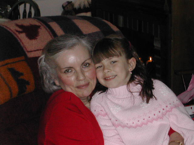 Barbara and Danielle Christmas 2003.JPG
