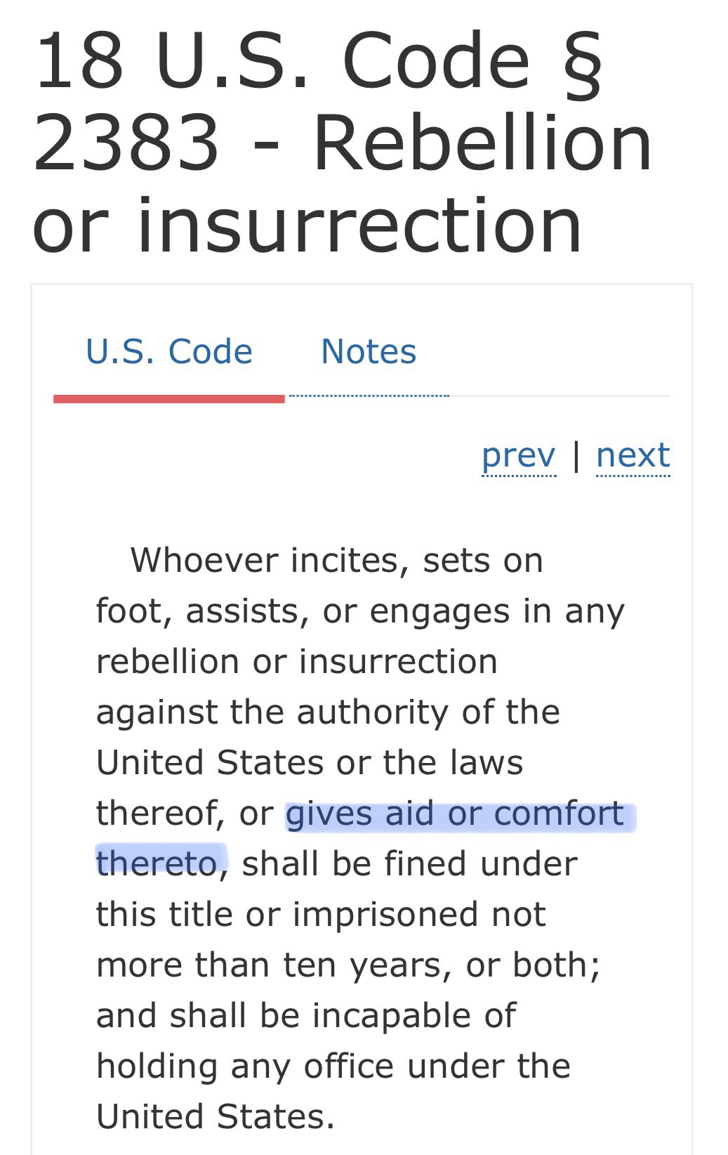 Law Against aid comfort to insurrection.jpg
